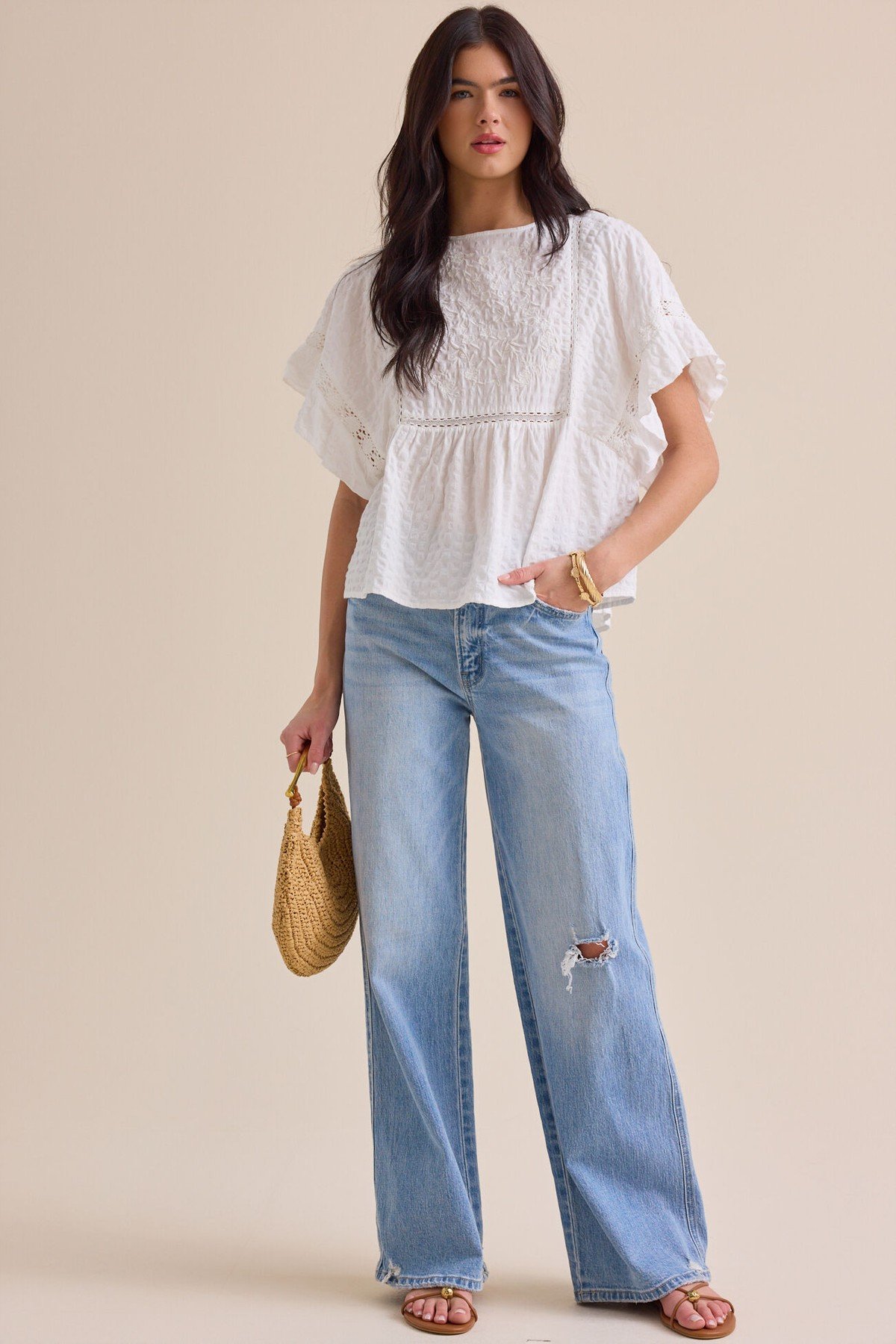Amberlyn Embroidered Top