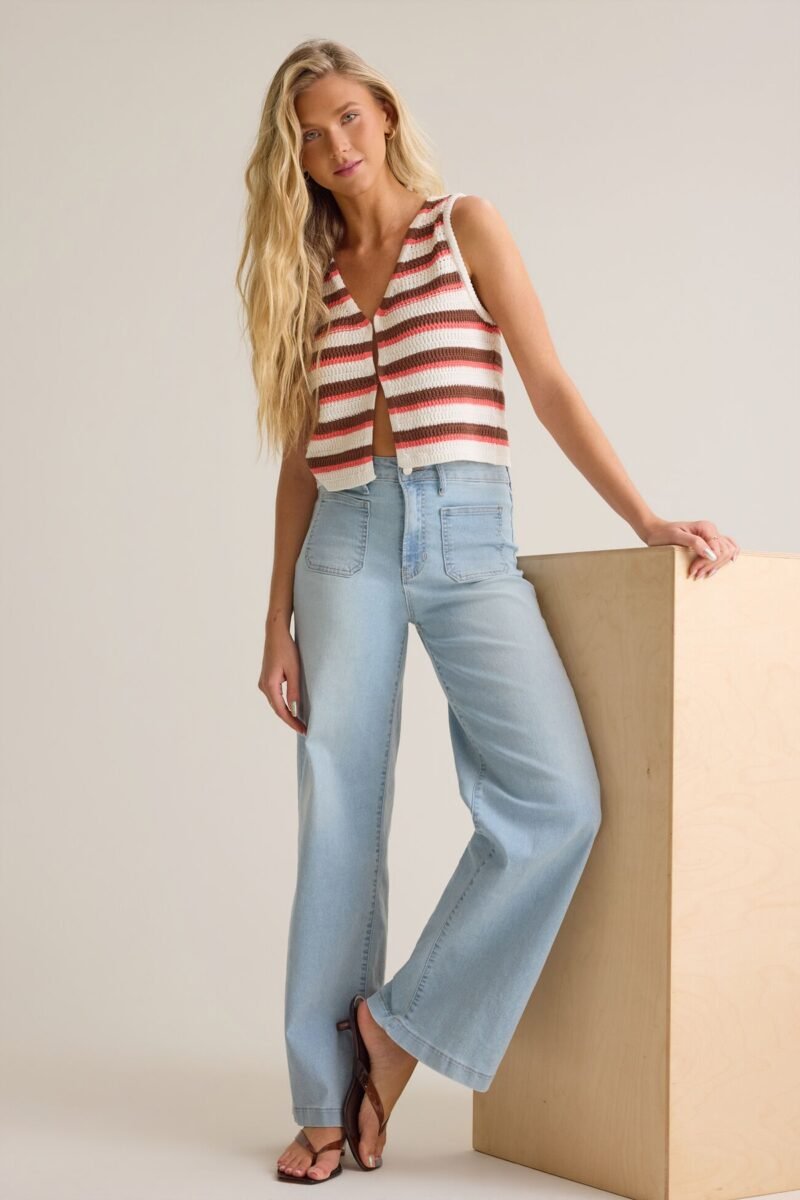 Braylee High Rise Straight Leg Jeans