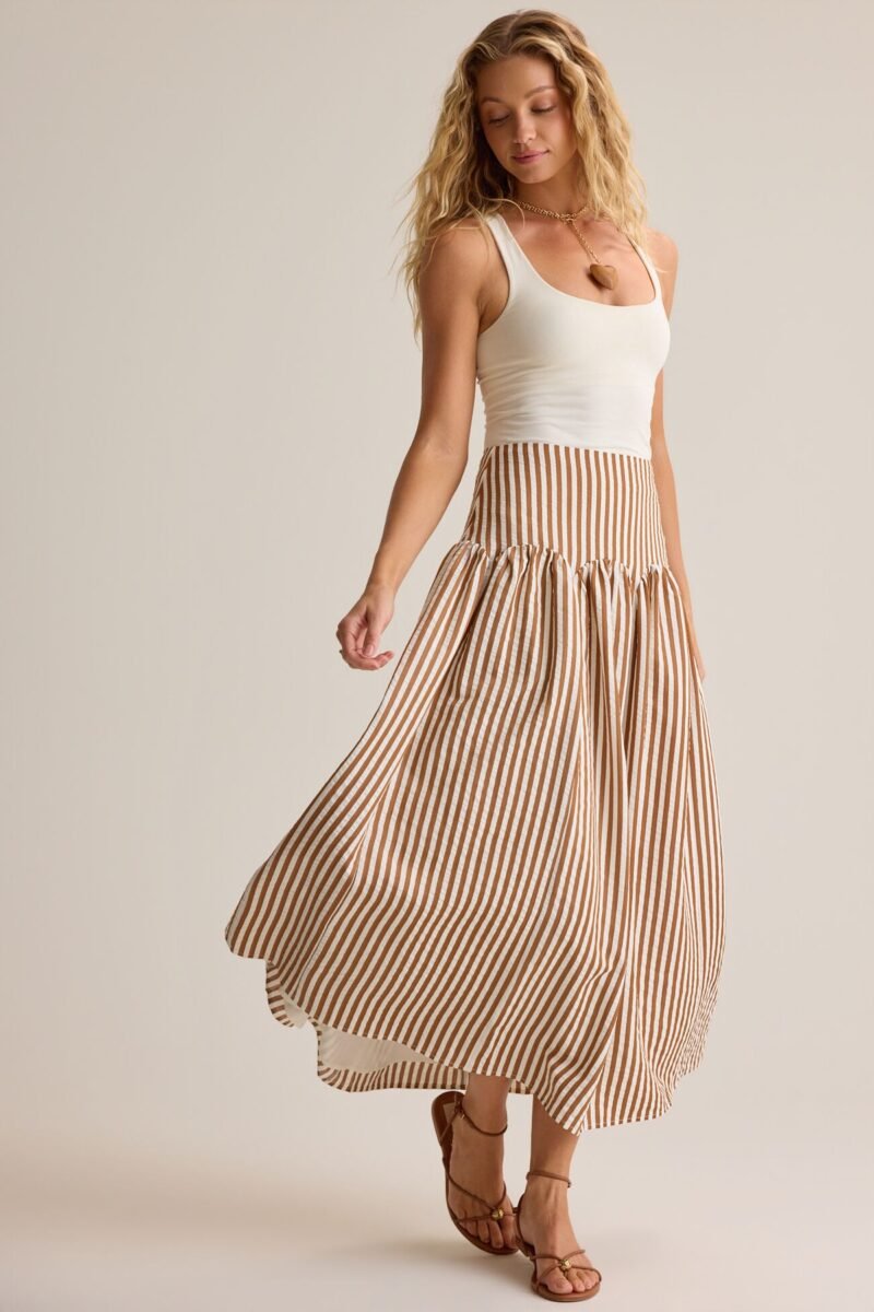 Clover Drop Waist Skirt