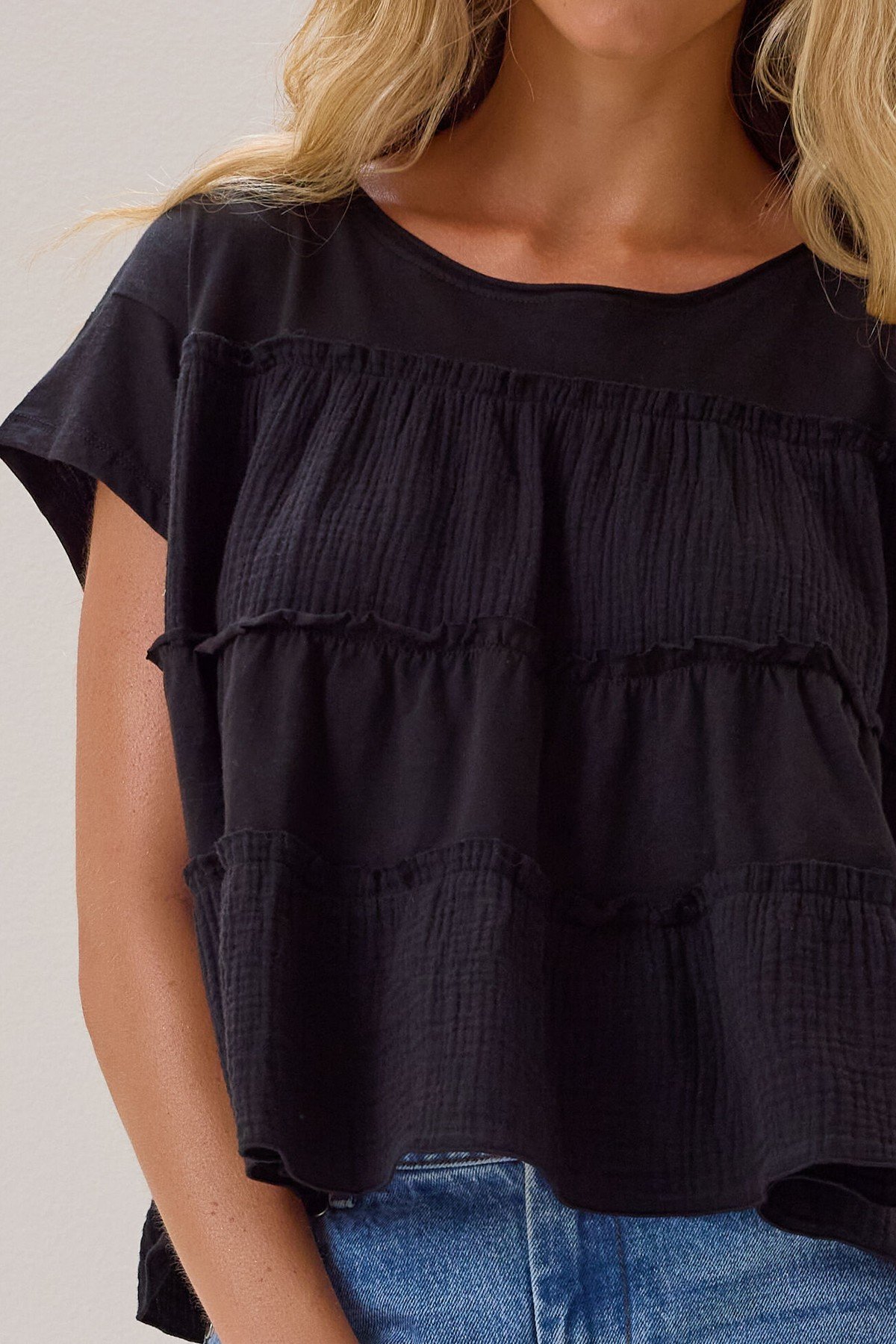 Felicity Tiered Babydoll Top