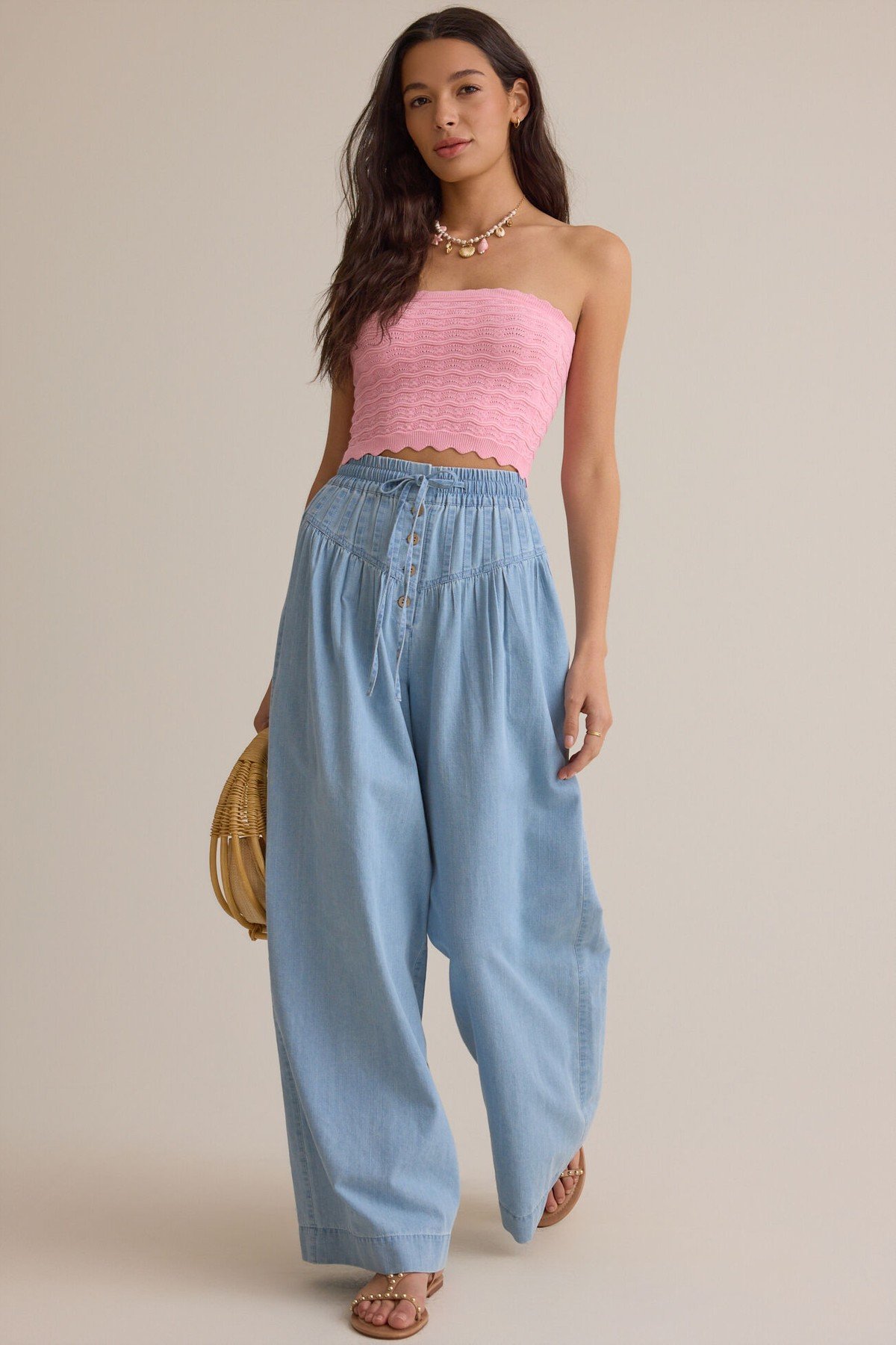 Hollis Smocked Pant