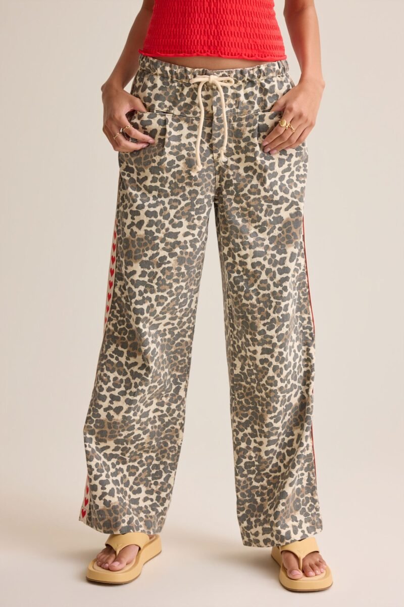 Meredith Cheetah Heart Pants