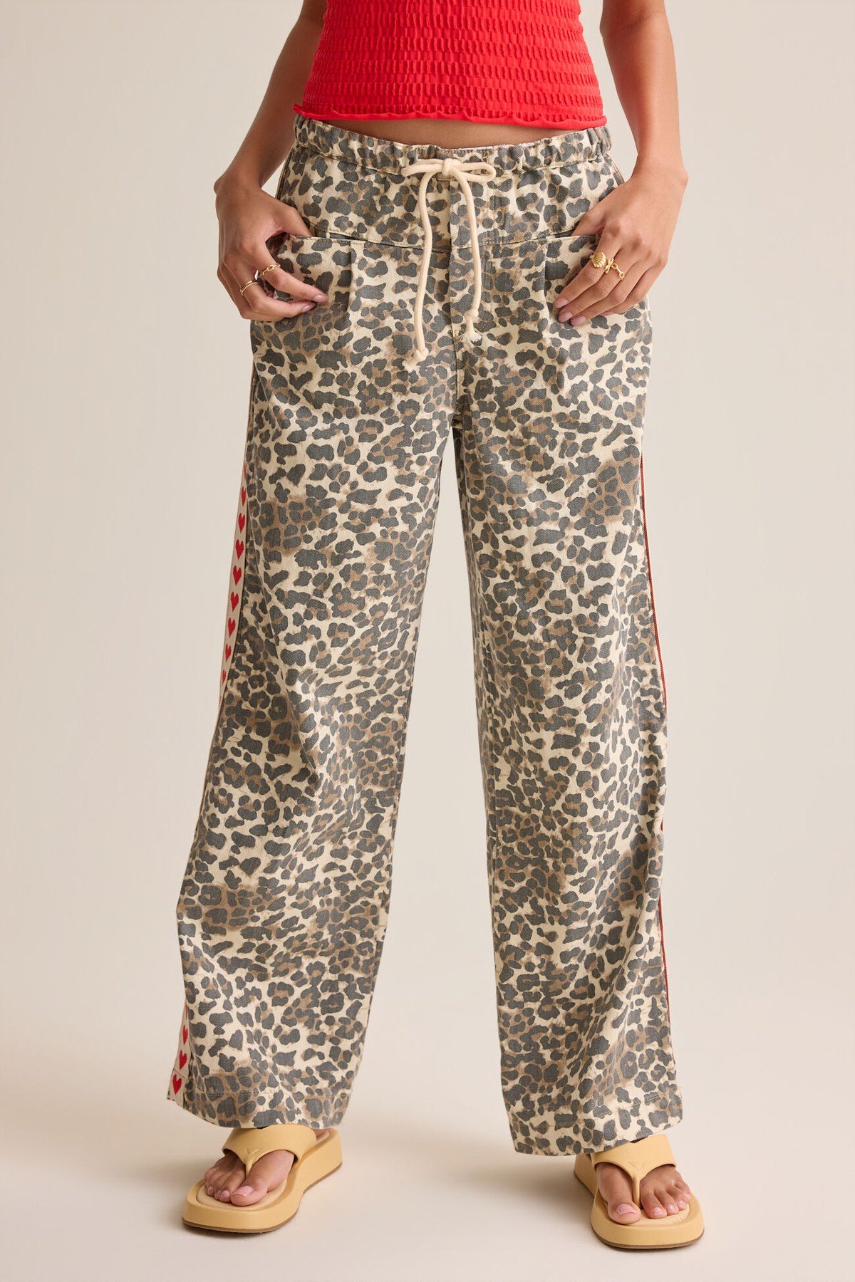 Meredith Cheetah Heart Pants