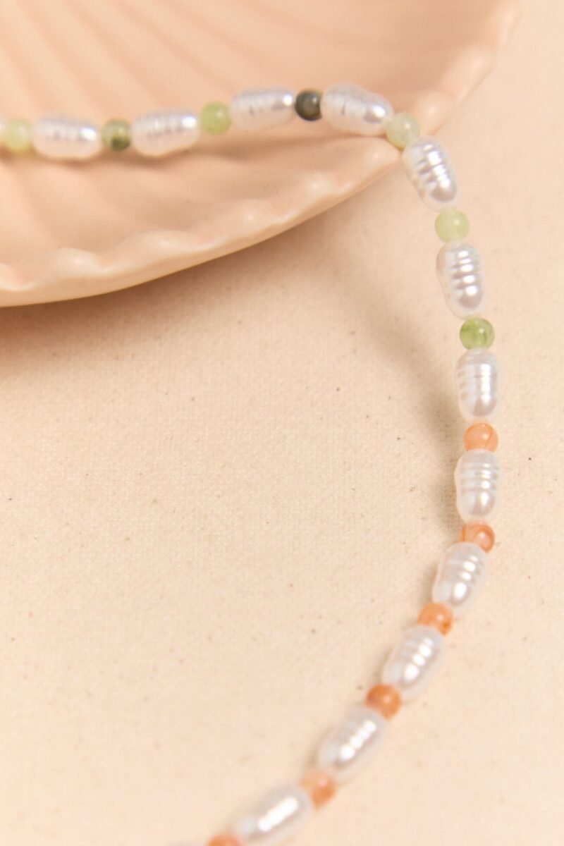 Saltwater Charm Pearl Collar