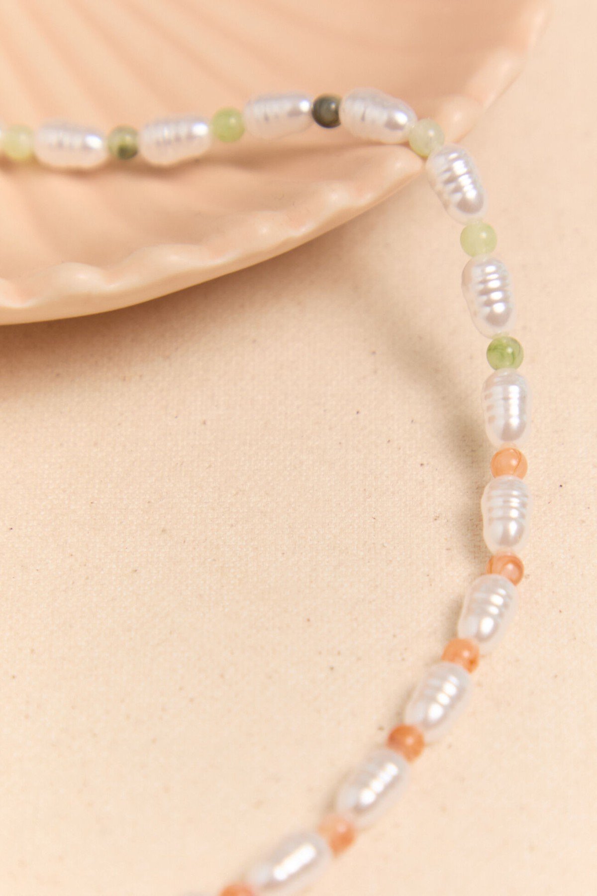 Saltwater Charm Pearl Collar