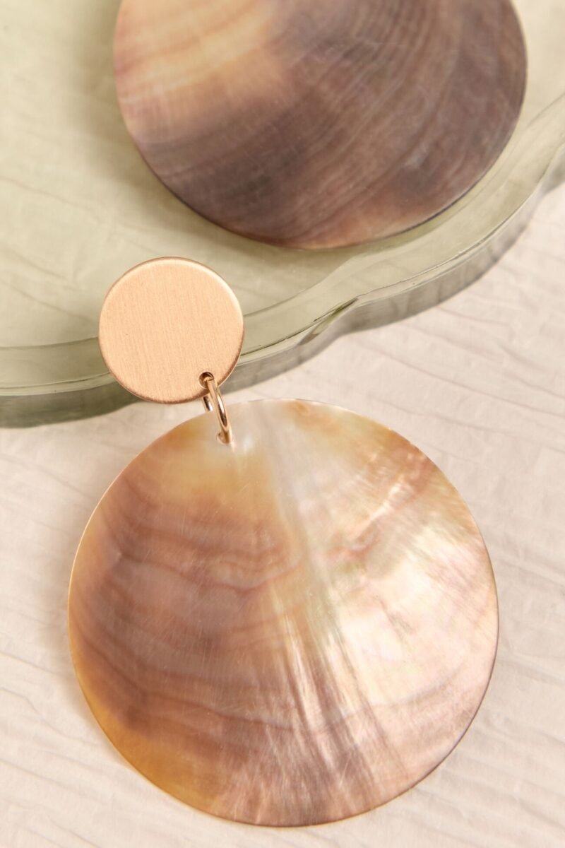 Statement Shell Drop Earrings