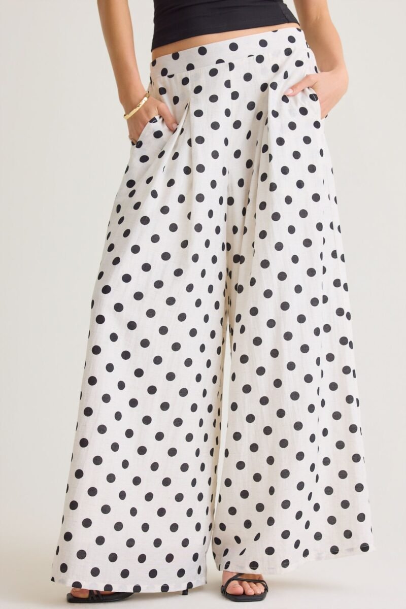 Veda Polka Dot Trouser Pants
