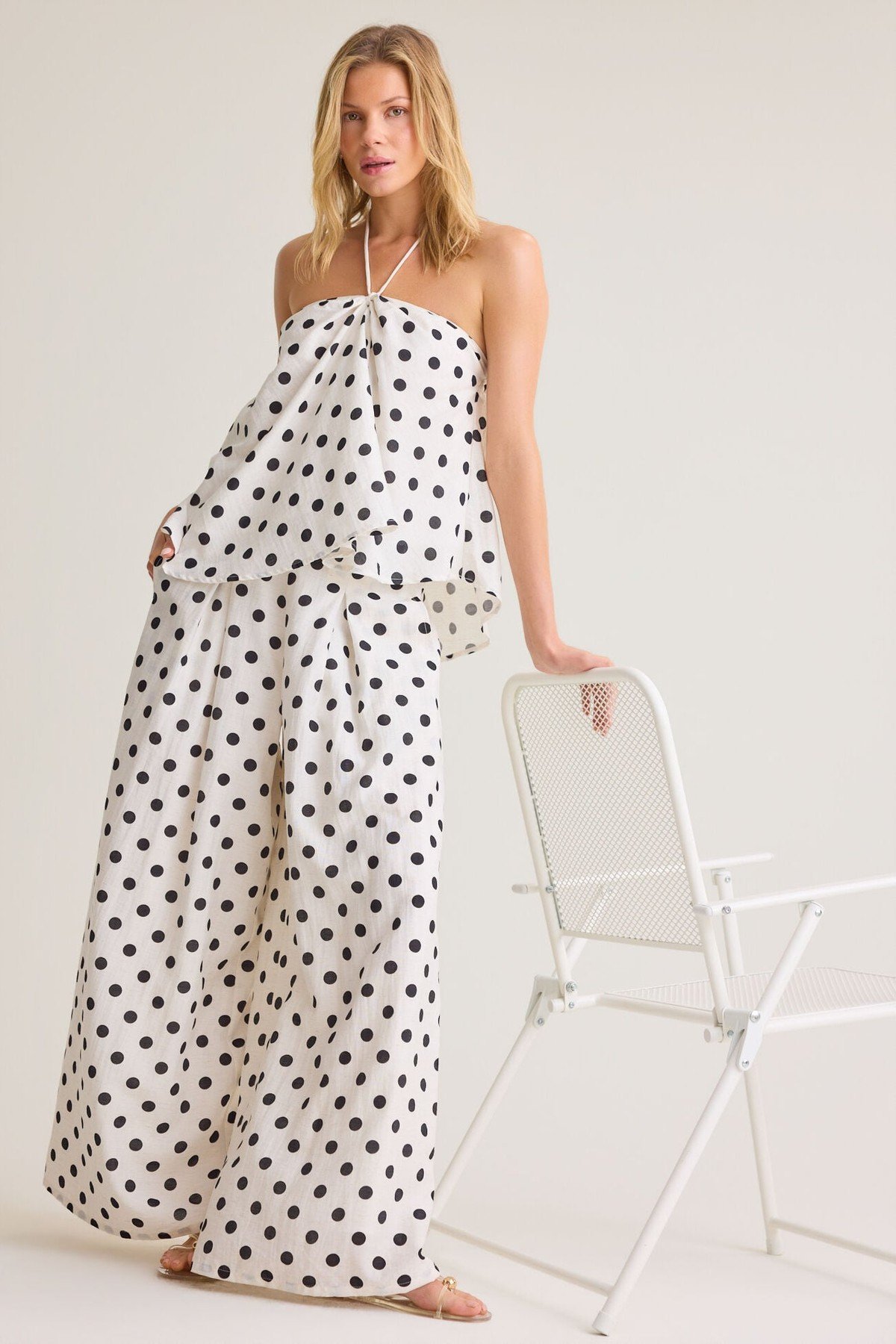 Veda Polka Dot Tube Top