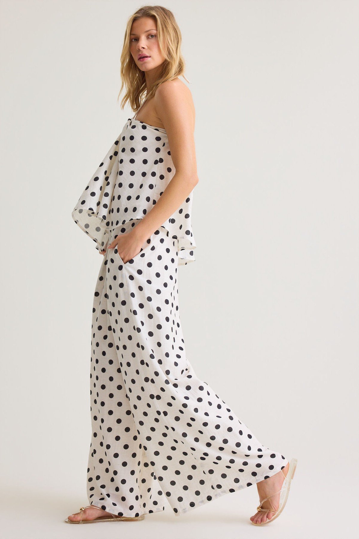 Veda Polka Dot Tube Top - Image 2